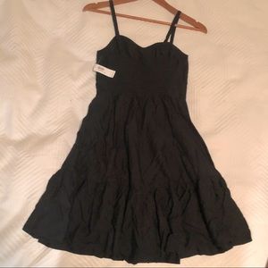Black Fit & Flare Mini Dress